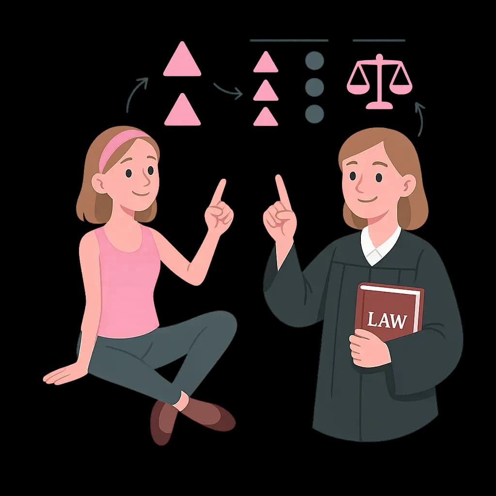 LSAT prep student studying with practice tests and video explanations